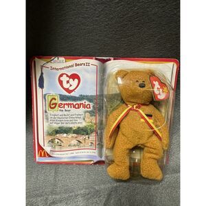 TY MCDONALDS TEENIE BEANIE BABY GERMANIA. INTERNATIONAL BEARS II.